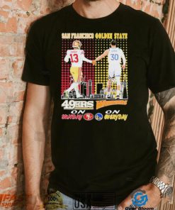 Brock Purdy And Stephen Curry Players San Francisco 49ers On Sunday Golden State Warriors On Everyday Signatures Logo Shirt