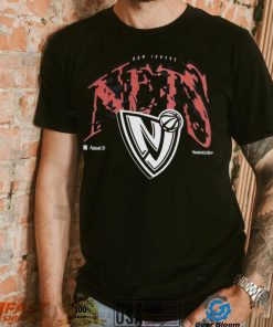 Brooklyn Nets NBA Suga Glitch T Shirt By Mitchell and Ness