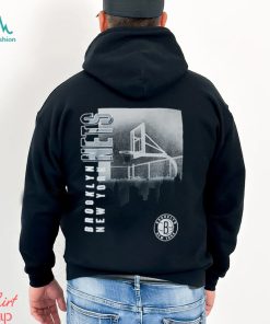 Brooklyn Nets Skyline Graphic Black T Shirt