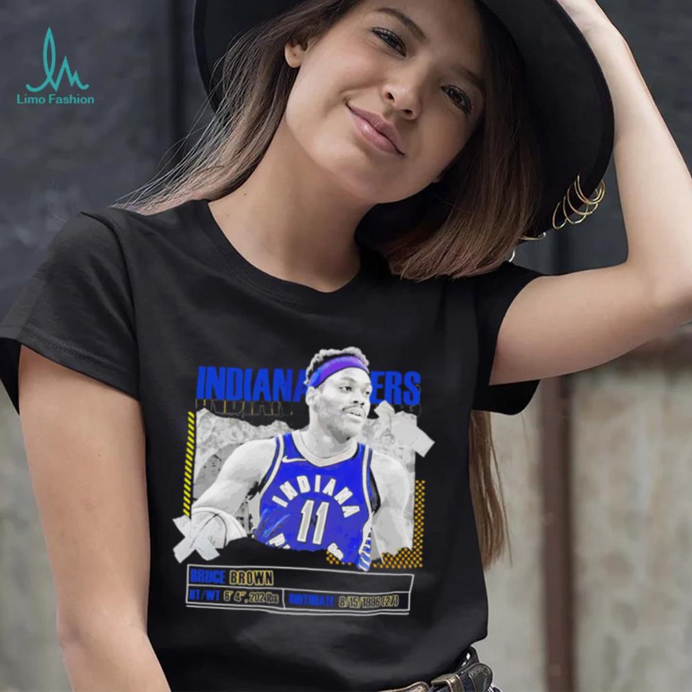 Bruce Brown Indiana Pacers basketball player pose paper gift shirt Bruce Brown Indiana Pacers basketball player pose paper gift shirt
