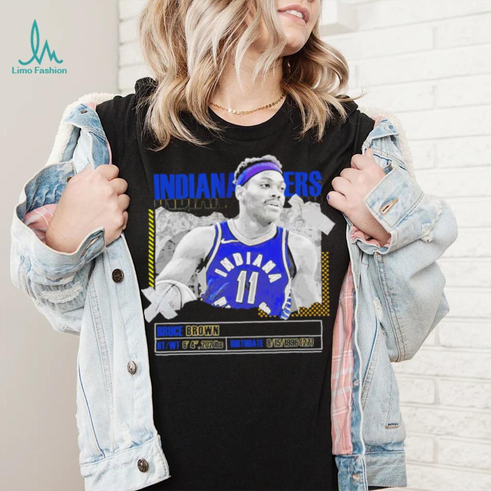 Bruce Brown Indiana Pacers basketball player pose paper gift shirt Bruce Brown Indiana Pacers basketball player pose paper gift shirt