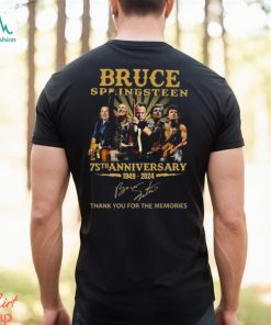 Bruce Springsteen 75th Anniversary 1949 – 2024 Thank You For The Memories T Shirt