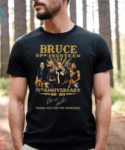Bruce Springsteen 75th Anniversary 1949 – 2024 Thank You For The Memories T Shirt
