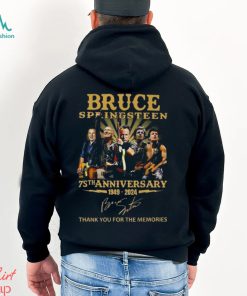 Bruce Springsteen 75th Anniversary 1949 – 2024 Thank You For The Memories T Shirt