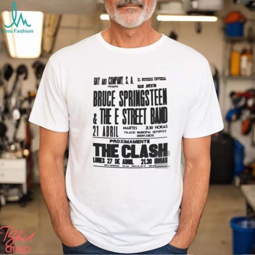 Bruce Springsteen Vintage T Shirt The Boss Music Tour Rock 2023 Shirt