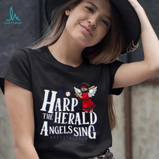 Bryce Harper Harp The Herald Angels Sing Christmas Shirt
