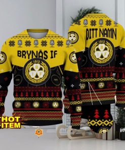 Brynas IF 3D Ugly Christmas Sweater Christmas Holiday Gift For Men And Women Personalized Name