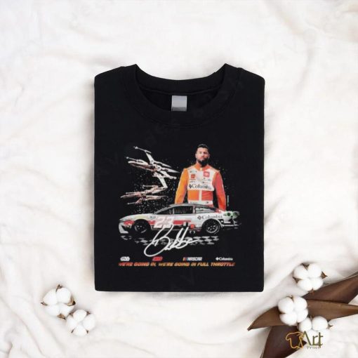 Bubba wallace columbia Star wars x wing shirt