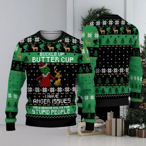 Buckle Up Butter Cup Ugly Sweater Christmas 3D Sweater