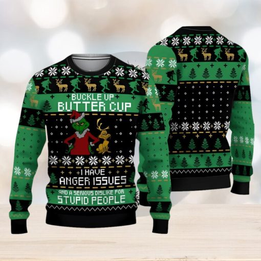 Buckle Up Butter Cup Ugly Sweater Christmas 3D Sweater