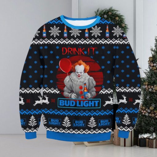 Bud Light Drink It Ugly Sweater Christmas Unique Gift For Men And Women