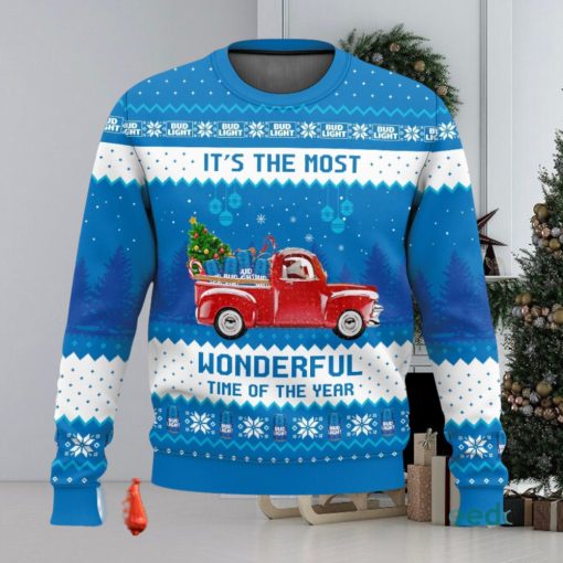 Bud Light It’s The Most Wonderful Time For A Beer Xmas 3D Sweater Cute Christmas Gift For Men And Women