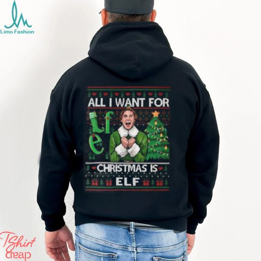 Buddy Elf All I Want for Christmas T Shirt