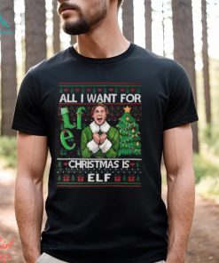 Buddy Elf All I Want for Christmas T Shirt