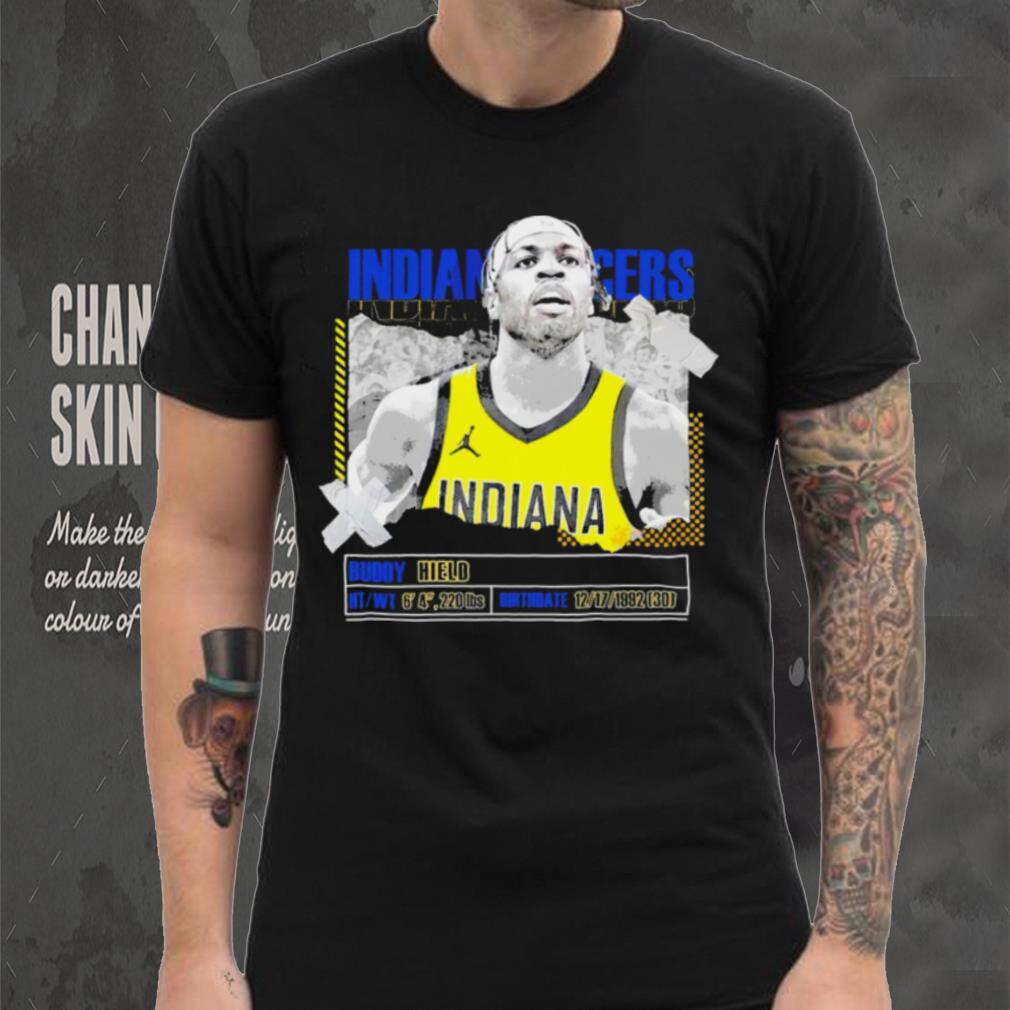 Buddy Hield Indiana Pacers basketball player pose paper gift shirt2