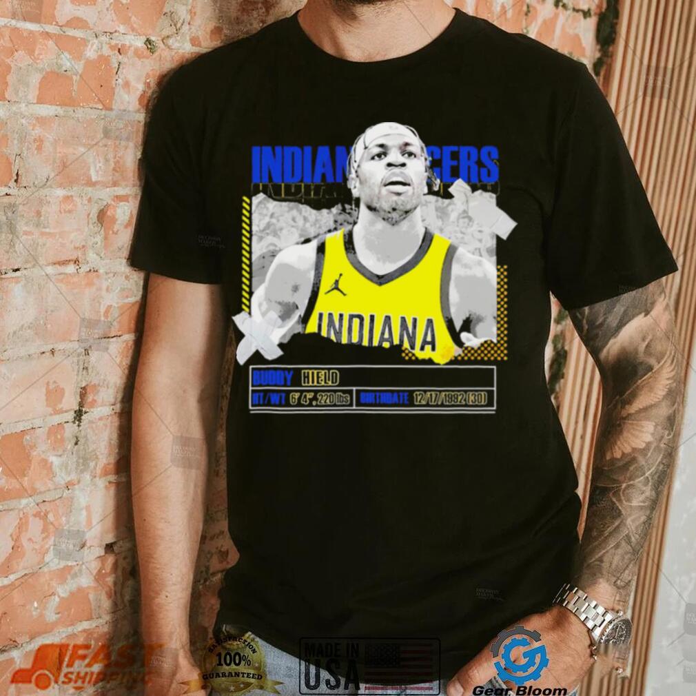 Buddy Hield Indiana Pacers basketball player pose paper gift shirt4