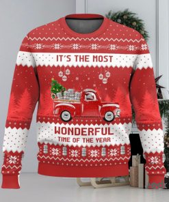 Budweiser It’s The Most Wonderful Time For A Beer Xmas 3D Sweater Cute Christmas Gift For Men And Women