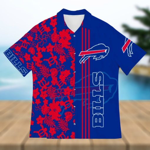 Buffalo Bills American Sports Team Flower Beach Tree Hawaiian Shirt