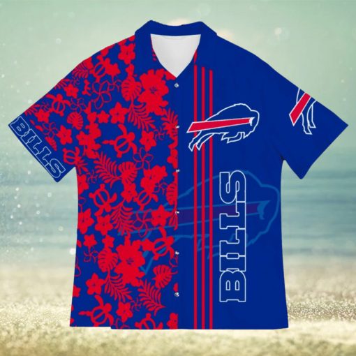 Buffalo Bills American Sports Team Flower Beach Tree Hawaiian Shirt