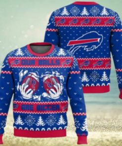 Buffalo Bills Ball Ugly Sweater 3D Sweater Christmas Gift Ugly Christmas Sweater