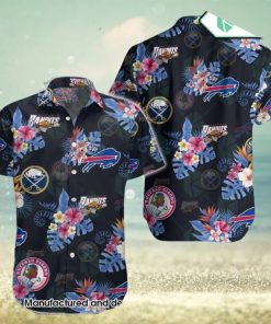 Buffalo Bills Buffalo Sabres Buffalo Bisons Buffalo Bandits Hawaiian Shirt