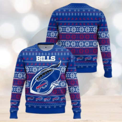 Buffalo Bills Cute Sweater 3D Sweater Christmas Gift Ugly Christmas Sweater