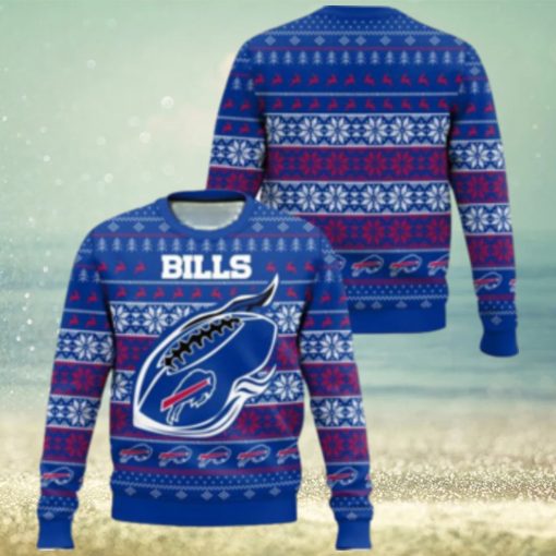 Buffalo Bills Cute Sweater 3D Sweater Christmas Gift Ugly Christmas Sweater