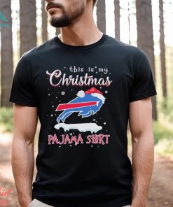 Buffalo Bills Logo Santa Hat This Is My Christmas Pajama Shirt