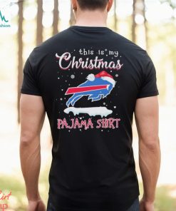 Buffalo Bills Logo Santa Hat This Is My Christmas Pajama Shirt