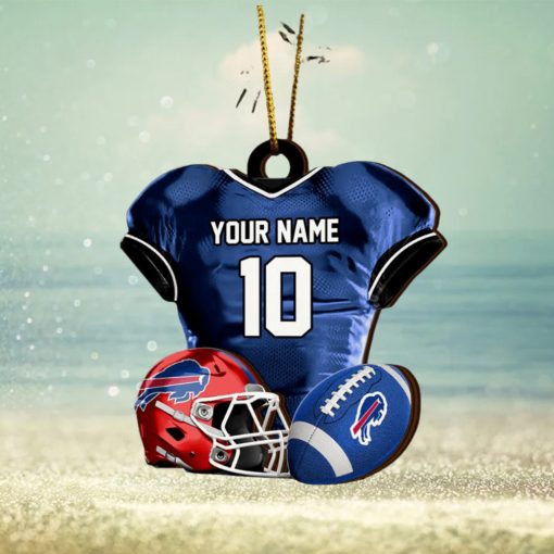 Buffalo Bills NFL Sport Ornament Custom Name And Number