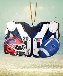 Buffalo Bills NFL Sport Ornament Custom Your Name And Number