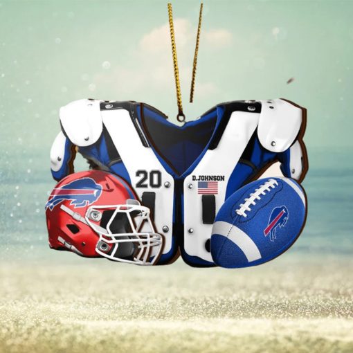 Buffalo Bills NFL Sport Ornament Custom Your Name And Number