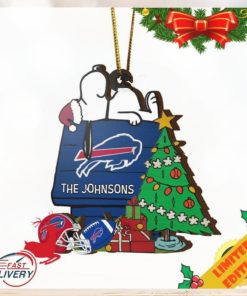 Buffalo Bills Snoopy NFL Sport Ornament Custom Name
