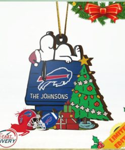 Buffalo Bills Snoopy NFL Sport Ornament Custom Name