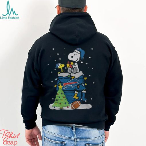 Buffalo Bills Snoopy Woodstock Merry Christmas Shirt