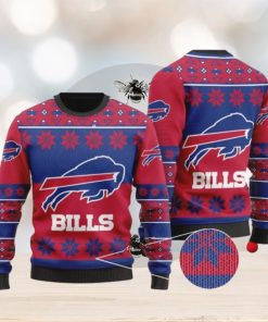 Buffalo Bills Snowflakes Pattern Ugly Christmas Sweaters