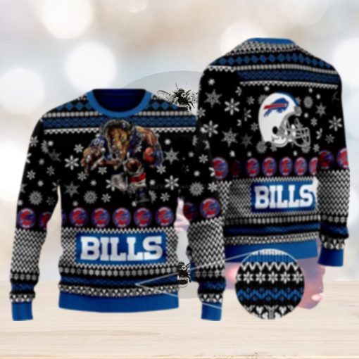 Buffalo Bills Ugly Christmas Sweater Embrace The Team Mascot