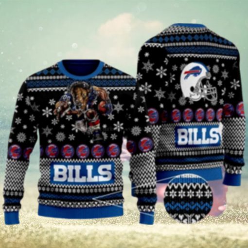 Buffalo Bills Ugly Christmas Sweater Embrace The Team Mascot