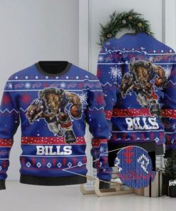 Buffalo Bills Xmas Mascot Ugly Christmas Sweaters