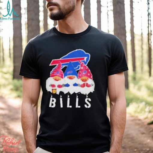 Buffalo Bills football team logo Gnomies Merry Christmas shirt