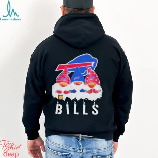 Buffalo Bills football team logo Gnomies Merry Christmas shirt