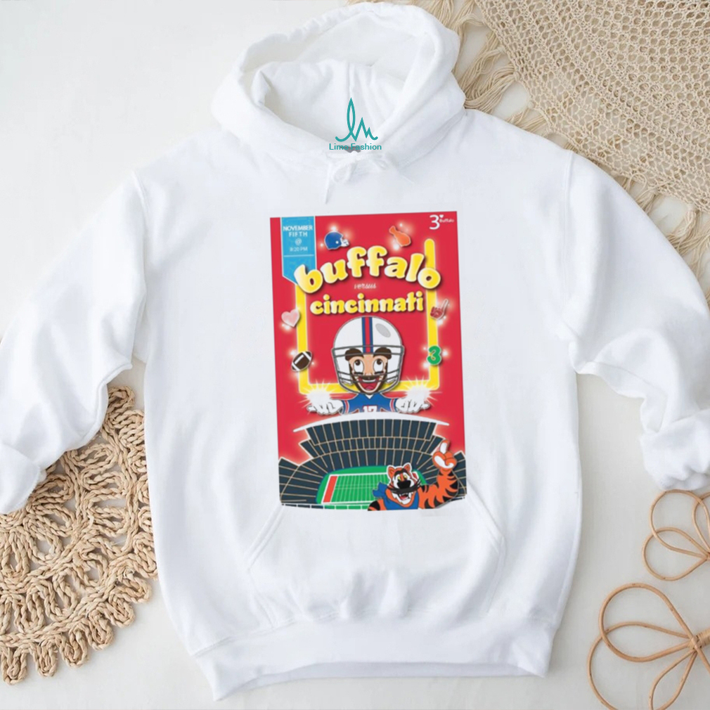 Buffalo Bills vs Cincinnati Bengals Paycor Stadium Cincinnati OH Nov 5, 2023 Shirt Buffalo Bills vs Cincinnati Bengals Paycor Stadium Cincinnati OH Nov 5, 2023 Shirt