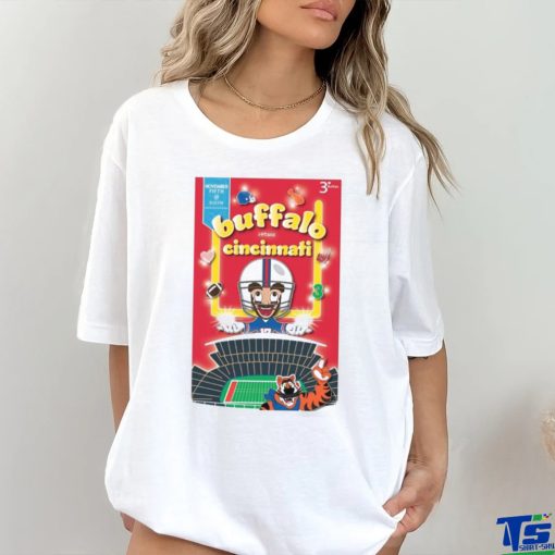 Buffalo Bills vs Cincinnati Bengals Paycor Stadium Cincinnati OH Nov 5, 2023 Shirt