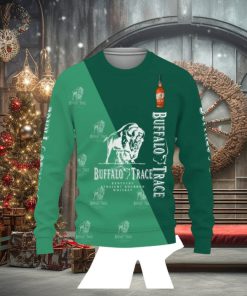 Buffalo Trace Whiskey Beers And Whiskey Pattern Logo Christmas Sweater