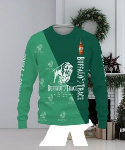 Buffalo Trace Whiskey Beers And Whiskey Pattern Logo Christmas Sweater