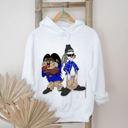 Bugs Bunny and Tasmanian Devil Looney tunes cartoon shirt