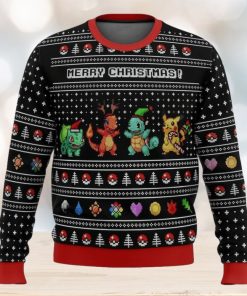 Bulbasaur Charmander Squirtle Ugly Christmas Sweater