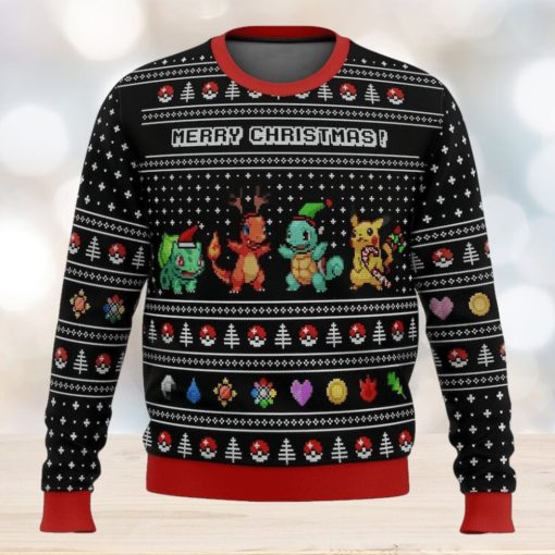 Bulbasaur Charmander Squirtle Ugly Christmas Sweater