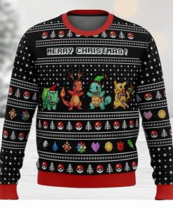 Bulbasaur Charmander Squirtle Ugly Christmas Sweater