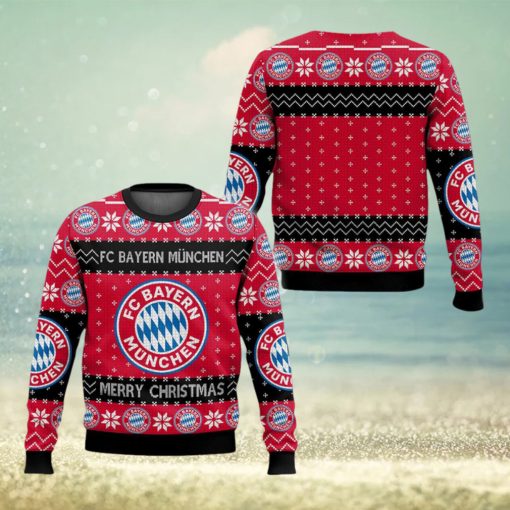 Bundesliga FC Bayern Munchen Ugly Christmas Sweater For Men And Women